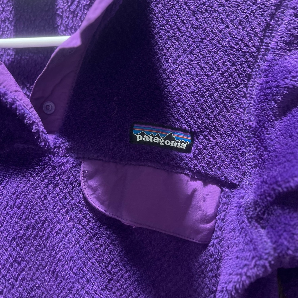 Patagonia Re-Tool Snap T Pullover Jacket Women's XS REI Co-op Purple Winter - Picture 4 of 5